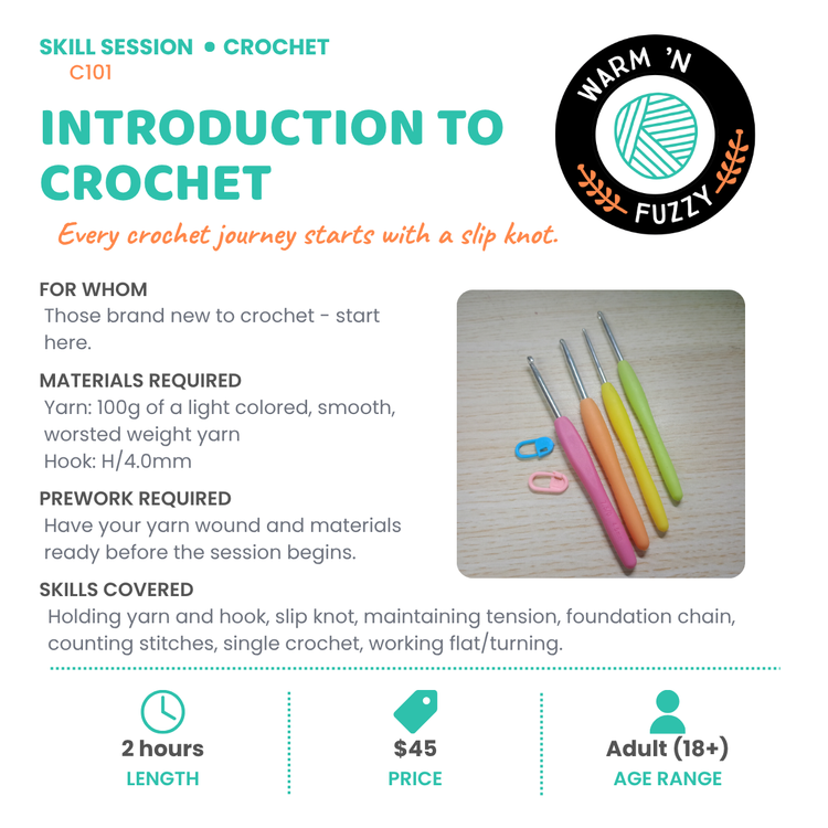 C101 - Introduction to Crochet