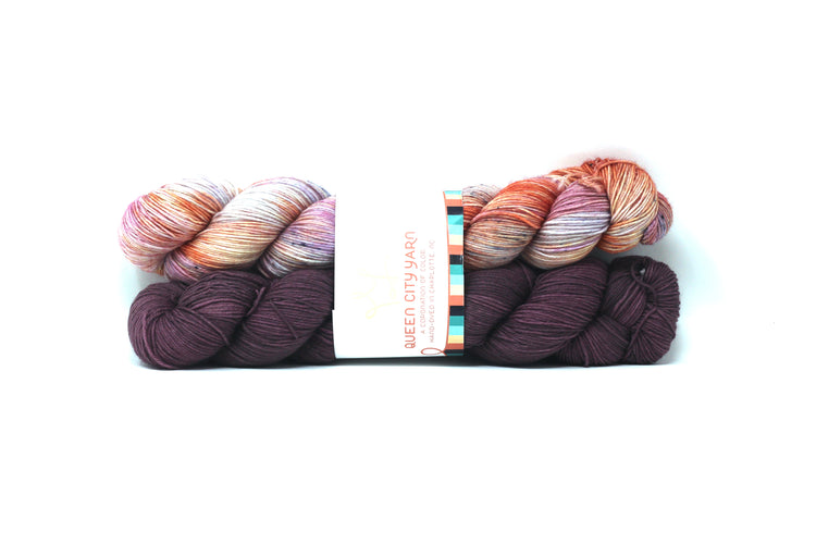 Queen City Yarn - Noda Sock 2 Color Project Kits