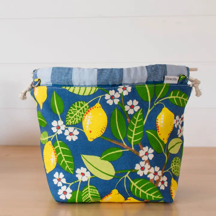 Binkwaffle - Drawstring Project Bag