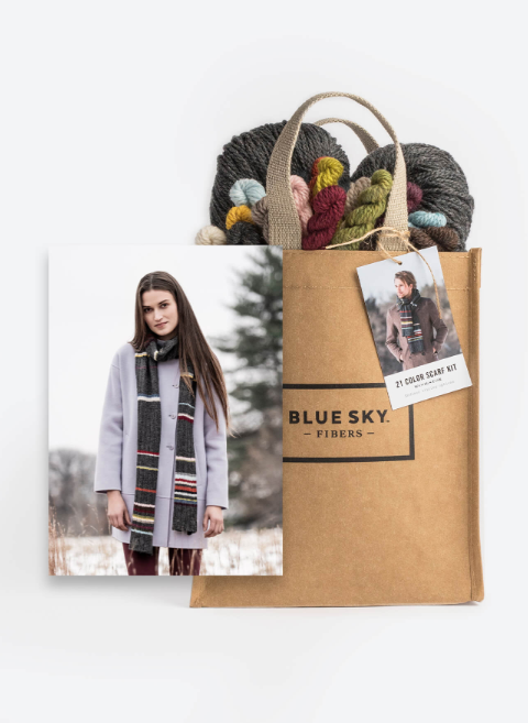 Blue Sky Fibers - 21 Color Scarf Kit