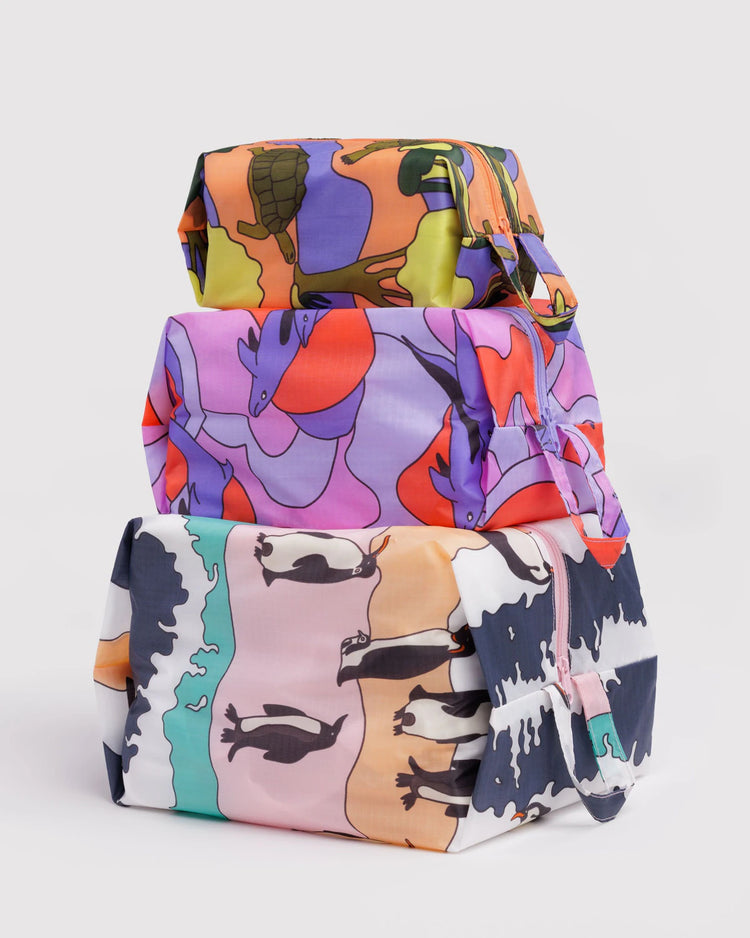 Baggu - 3D Zip Pouch Set