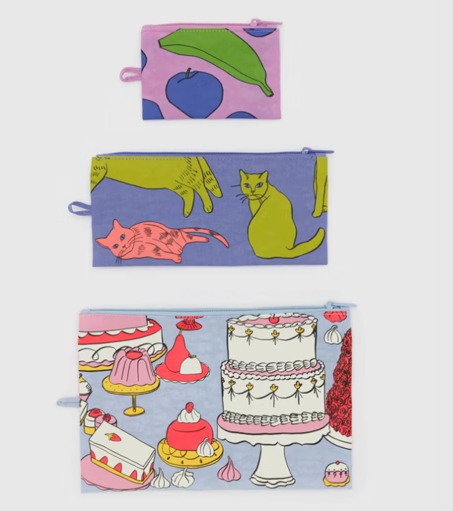 Baggu - Flat Pouch Set