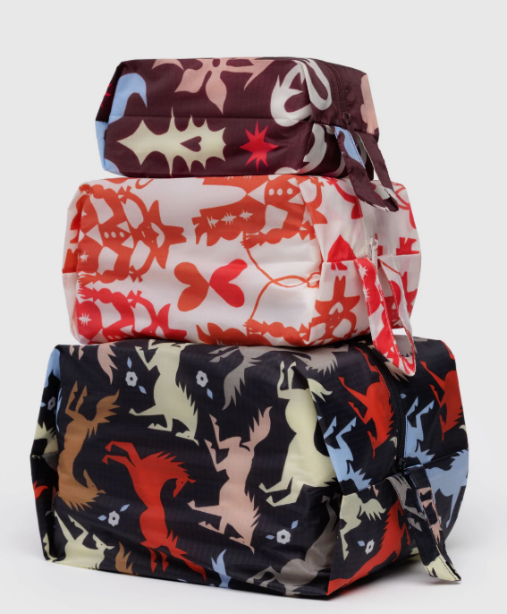 Baggu - 3D Zip Pouch Set