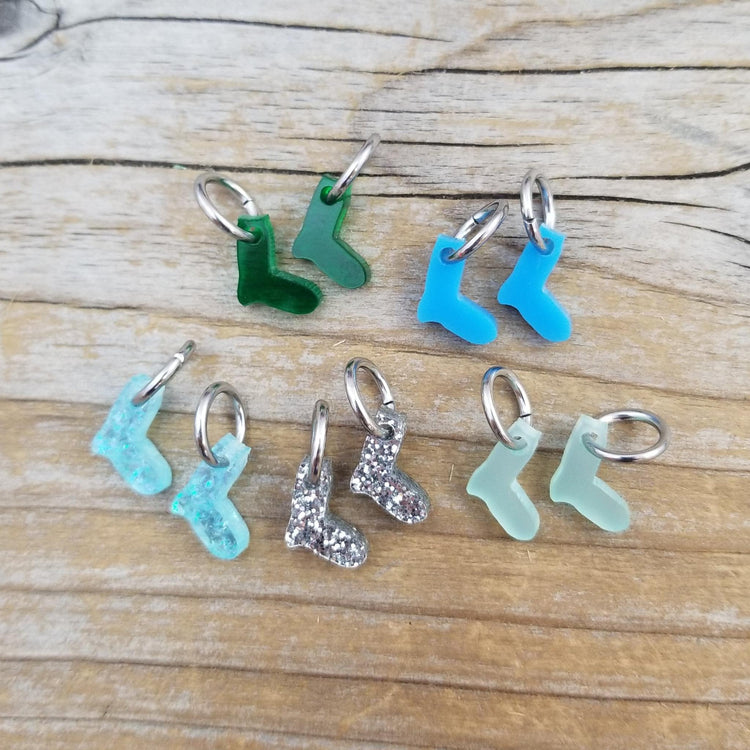 Katrinkles - Tiny Socks Stitch Marker Set