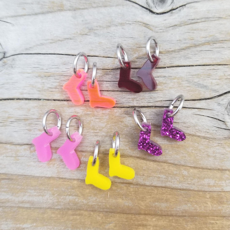 Katrinkles - Tiny Socks Stitch Marker Set