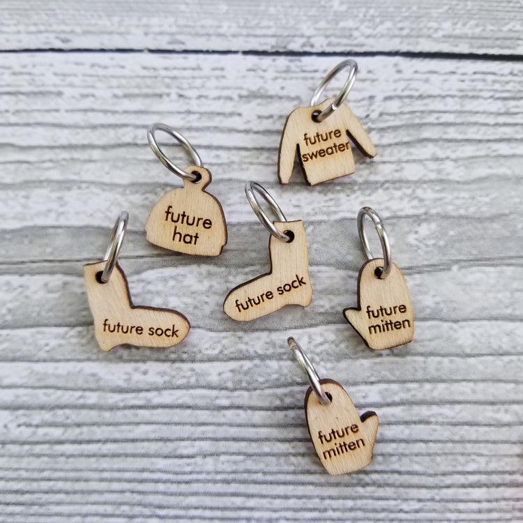 Katrinkles - Future WIP Stitch Marker Set