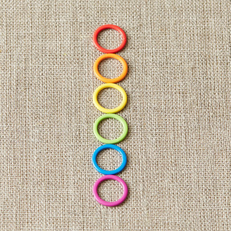 Cocoknits - Medium Colorful Ring Stitch Markers