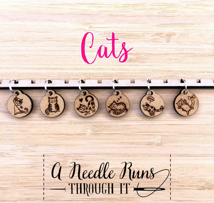 A Needle Runs Through It - Stitch Markers