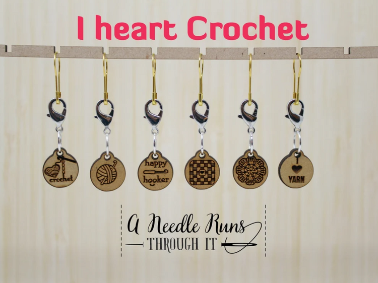 A Needle Runs Through It - Stitch Markers