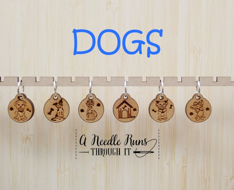 A Needle Runs Through It - Stitch Markers