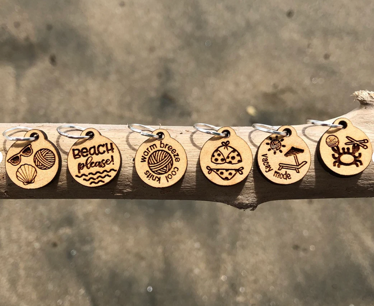 A Needle Runs Through It - Stitch Markers