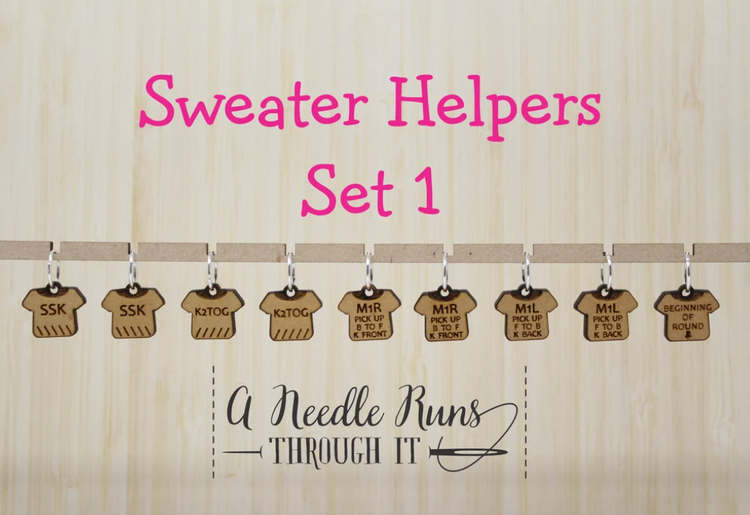 A Needle Runs Through It - Stitch Markers