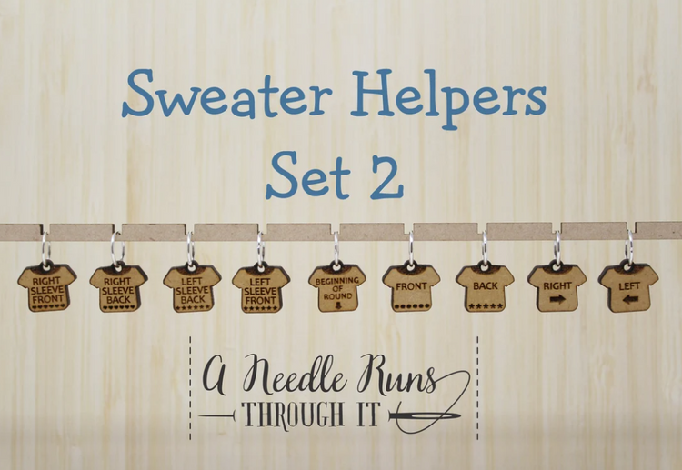A Needle Runs Through It - Stitch Markers