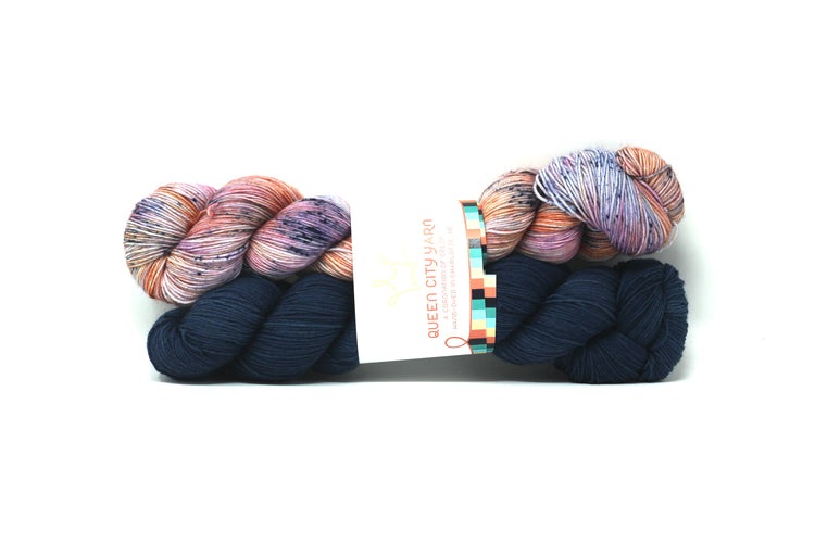 Queen City Yarn - Noda Sock 2 Color Project Kits