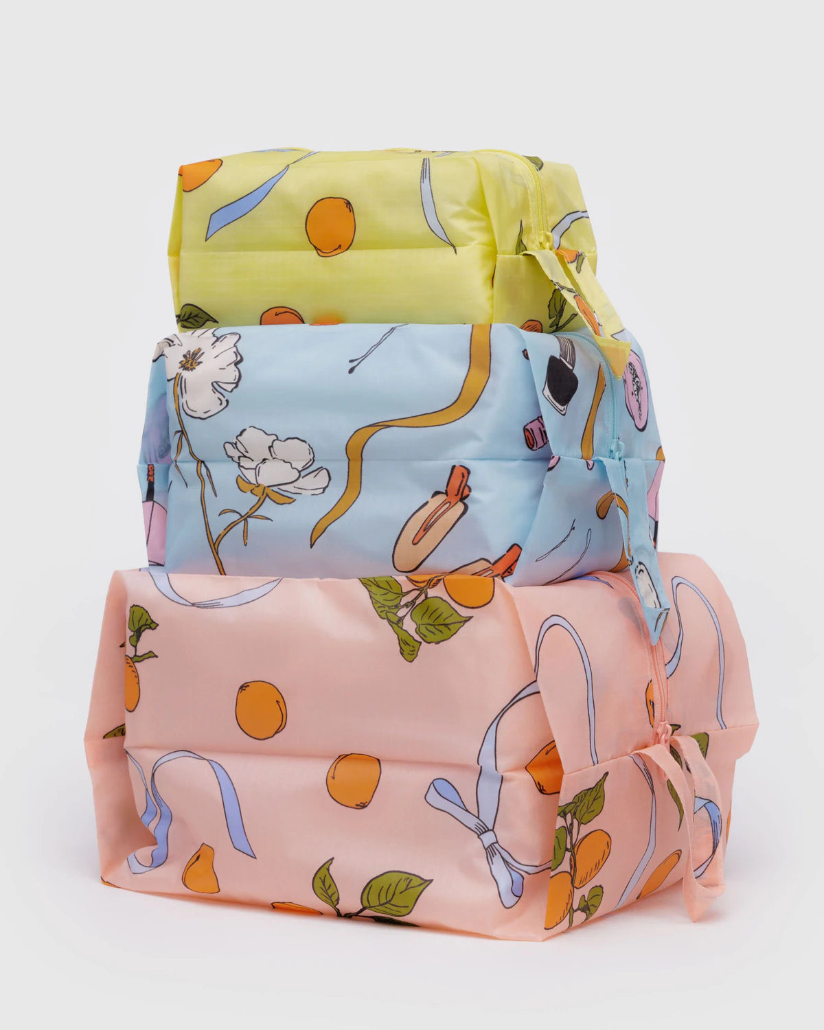 Baggu - 3D Zip Pouch Set – Warm 'n Fuzzy