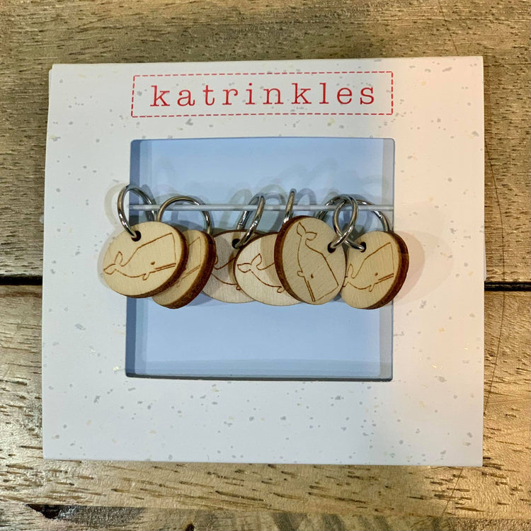 Katrinkles - Whale Stitch Markers