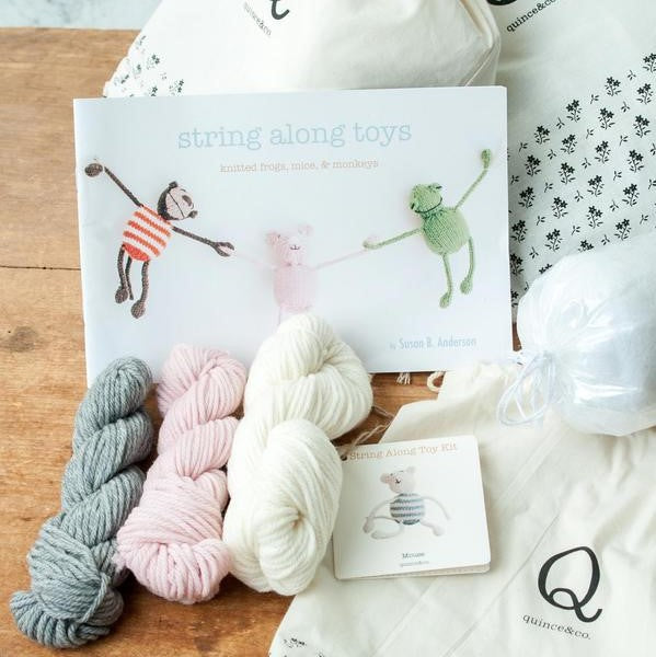 Quince & Co. - String Along Toys, Mouse
