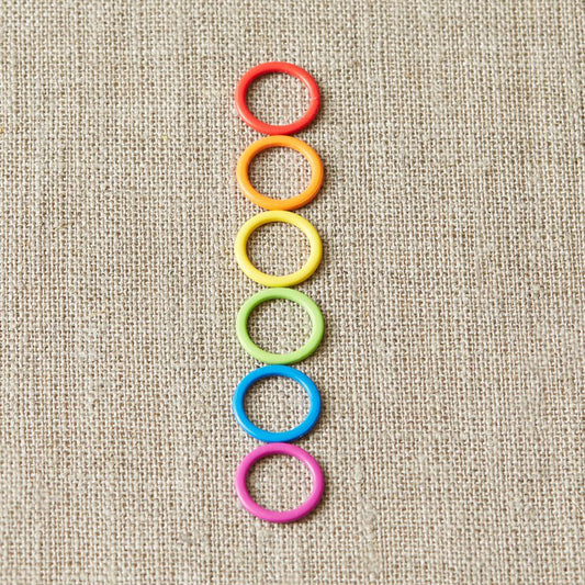 Cocoknits - Medium Colorful Ring Stitch Markers