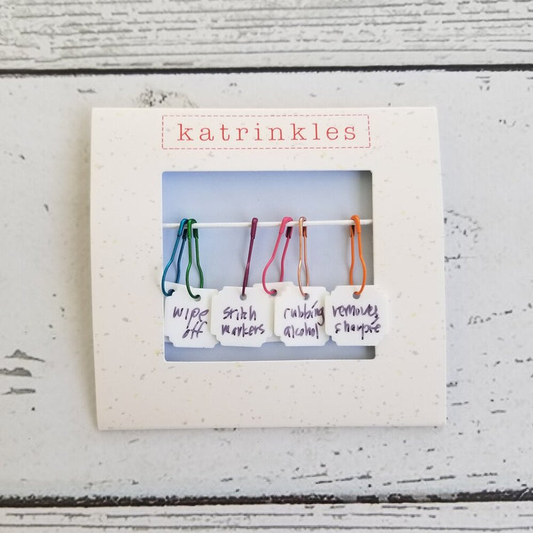 Katrinkles - Write On / Wipe Off Stitch Marker Set