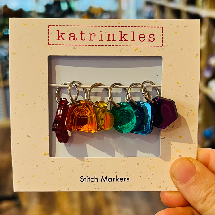 Katrinkles - Warm 'n Fuzzy 10th Anniversary Stitch Marker Set