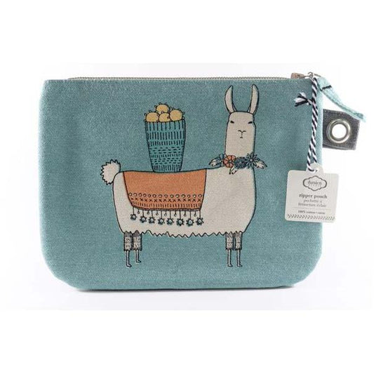 Danica Studio - Llamarama Large Zip Pouch