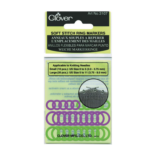 Clover - Soft Stitch Ring Markers