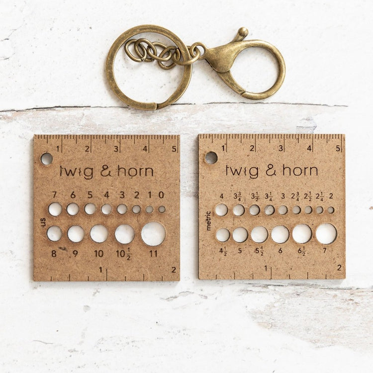 Twig & Horn - Gauge Ruler Keychain