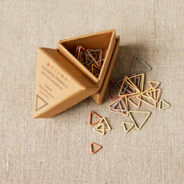 Cocoknits - Triangle Stitch Markers (asst. sizes, Earth Tones)